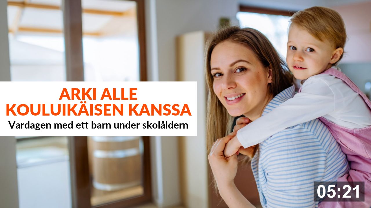 Arki-alle-kouluikaisen-kanssa