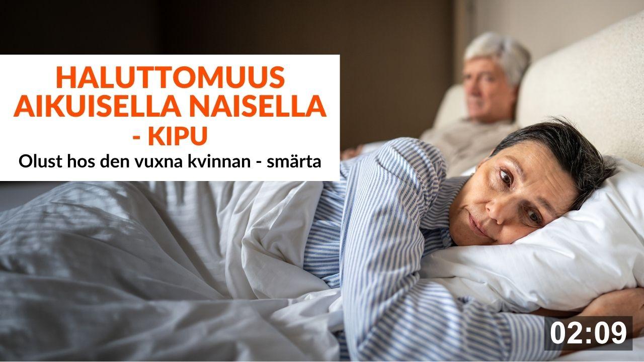 Haluttomuus-aikuisella-naisella-kipu
