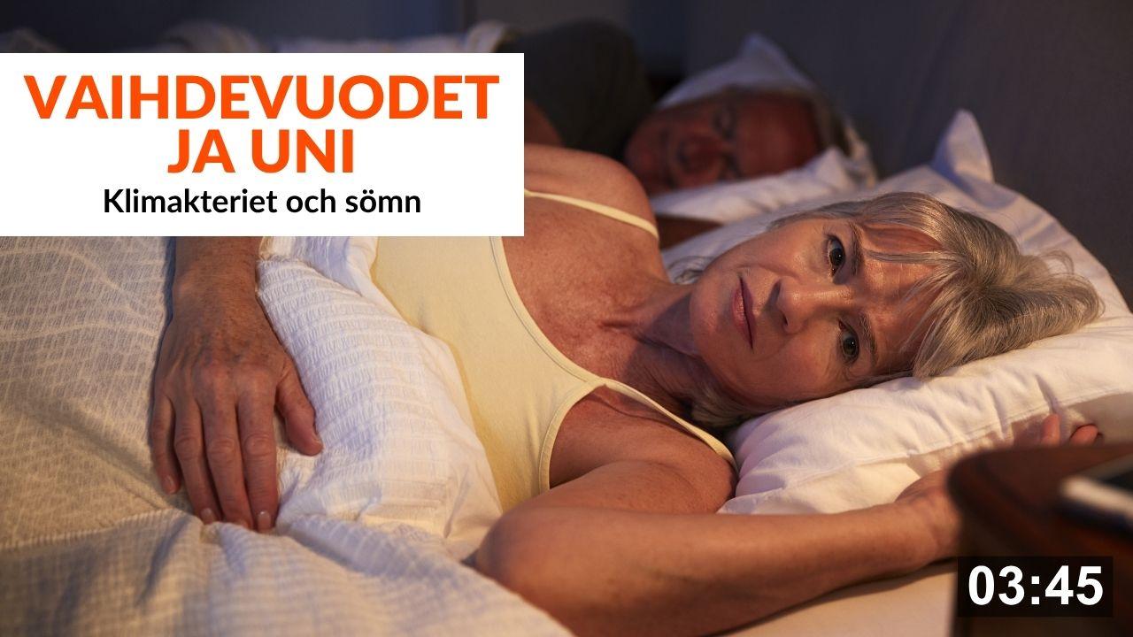 Vaihdevuodet-ja-uni